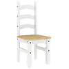 Image de Chaises VidaXL  Chaises à manger  Corona lot de 2 bois massif blanc P31599693