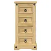 Image de Commodes VidaXL  Table de chevet  Corona bois de pin massif marron P31600148
