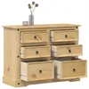 Image de vidaXL Commode Corona 112x48x91 cm bois massif de pin