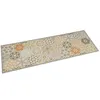 Image de vidaXL Tapis de cuisine lavable impression pastel hexagonale 45x150 cm