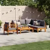 Image de Vidaxl Salon De Jardin Avec Coussins 5 Pcs Bois D'acacia Solide