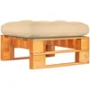 Image de Vidaxl Salon De Jardin Avec Coussins 9 Pcs Beige RÃ©sine TressÃ©e