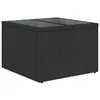 Image de Vidaxl Salon De Jardin 11 Pcs Avec Coussins Noir RÃ©sine TressÃ©e