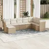 Image de Vidaxl Salon De Jardin Avec Coussins 8 Pcs Beige RÃ©sine TressÃ©e