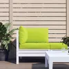 Image de Vidaxl Salon De Jardin 6 Pcs Avec Coussins Noir RÃ©sine TressÃ©e