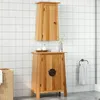 Image de vidaXL Ensemble de meubles de salle de bain 2 pcs bois de pin massif
