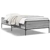 Image de vidaXL Cadre de lit sans matelas sonoma gris 90x200 cm