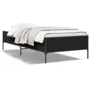 Image de vidaXL Cadre de lit sans matelas noir 75x190 cm