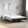 Image de vidaXL Cadre de lit sans matelas noir 140x200 cm