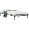 Image de vidaXL Cadre de lit sans matelas sonoma gris 90x200 cm