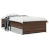 Image de vidaXL Cadre de lit sans matelas chÃªne marron 90x190 cm