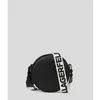 Image de Karl Lagerfeld - Sac BandouliÃ¨re Circulaire Avec Logo En Relief K/circle, Femme, Noir, Taille: One Size
