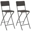 Image de Vidaxl Salon De Jardin 6 Pcs Avec Coussins Gris RÃ©sine TressÃ©e