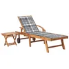 Image de Vidaxl Salon De Jardin 7 Pcs Avec Coussins Noir RÃ©sine TressÃ©e