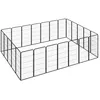 Image de Vidaxl Salon De Jardin Avec Coussins 7 Pcs Gris RÃ©sine TressÃ©e