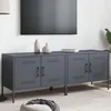 Image de vidaXL Meubles TV 2 pcs anthracite 68x39x50,5 cm acier
