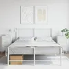 Image de vidaXL Tables de chevet 2 pcs blanc 36x39x68 cm acier laminÃ© Ã  froid