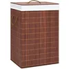 Image de Vidaxl Salon De Jardin Avec Coussins 7 Pcs Marron RÃ©sine TressÃ©e