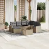 Image de Vidaxl Salon De Jardin Avec Coussins 8 Pcs Beige RÃ©sine TressÃ©e