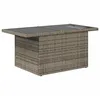Image de Vidaxl Salon De Jardin 9 Pcs Avec Coussins Gris RÃ©sine TressÃ©e