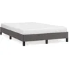 Image de vidaXL Cadre de lit sans matelas gris 120x190 cm similicuir