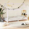 Image de vidaXL Sommier Ã  lattes de lit avec matelas gris foncÃ© 120x190cm tissu