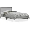 Image de vidaXL Cadre de lit sans matelas sonoma gris 90x200 cm
