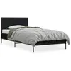 Image de vidaXL Cadre de lit sans matelas noir 100x200 cm