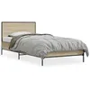 Image de vidaXL Cadre de lit sans matelas chÃªne sonoma 100x200 cm