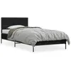 Image de vidaXL Cadre de lit sans matelas noir 75x190 cm