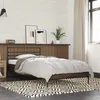 Image de vidaXL Cadre de lit sans matelas chÃªne marron 90x200 cm