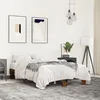 Image de vidaXL Cadre de lit sans matelas chÃªne fumÃ© 120x200 cm