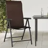 Image de Vidaxl Chaises Pliables De Jardin Lot De 8 Marron RÃ©sine TressÃ©e