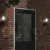 Image de Vidaxl Applique Murale D'extÃ©rieur Noir Acier Inoxydable