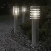 Image de Vidaxl Lampadaire D'extÃ©rieur Et Sortie ArgentÃ© 60 Cm Acier Inoxydable