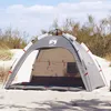Image de Vidaxl Tente De Plage 2 Personnes Gris LibÃ©ration Rapide ImpermÃ©able