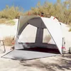 Image de Vidaxl Tente De Plage 2 Personnes Gris LibÃ©ration Rapide ImpermÃ©able