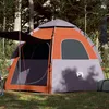 Image de Vidaxl Tente De Camping Cabine 4 Personnes LibÃ©ration Rapide