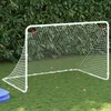 Image de But De Football Blanc 122x81x81 Cm Acier