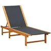 Image de Vidaxl Ensemble Ã Manger De Jardin Et Coussins 9 Pcs Noir Rotin Acacia