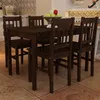 Image de Vidaxl Ensemble Ã Manger De Jardin 11 Pcs Coussins Noir RÃ©sine TressÃ©e