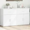 Image de vidaXL Buffets 2 pcs blanc 60x31x70 cm bois d'ingÃ©nierie