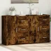 Image de vidaXL Buffets 2 pcs chÃªne fumÃ© 60x31x70 cm bois d'ingÃ©nierie