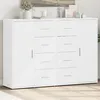 Image de vidaXL Buffets 2 pcs blanc 60x31x84 cm bois d'ingÃ©nierie