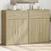 Image de vidaXL Buffets 2 pcs chÃªne sonoma 60x30x84 cm bois d'ingÃ©nierie