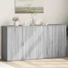 Image de vidaXL Buffets 2 pcs sonoma gris 79x38x80 cm bois d'ingÃ©nierie