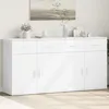Image de vidaXL Buffets 2 pcs blanc 79x38x80 cm bois dÂ¿ingÃ©nierie