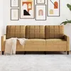 Image de vidaXL CanapÃ© Ã  3 places Marron 180 cm Velours