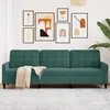 Image de vidaXL CanapÃ© Ã  3 places Vert foncÃ© 210 cm Velours