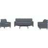 Image de Vidaxl Ensemble De CanapÃ©s 3 Pcs Avec Coussins Et Traversins Velours